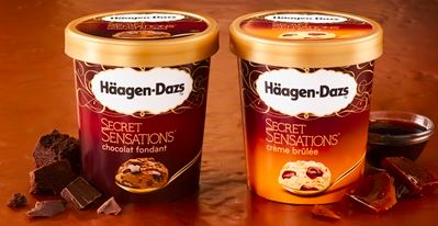 Häagen-Dazs Secret Sensations Chocolat Fondant or Crème brûlée