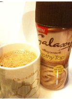 galaxy frothy top hot chocolate