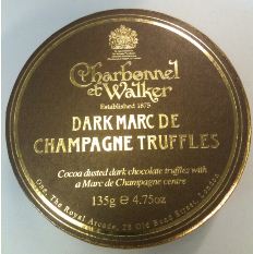 charbonnel et walker dark choc champagne truffles full box