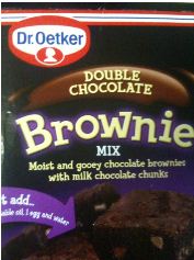 dr oetker brownie mix