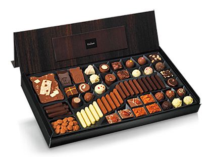 Hotel Chocolat chocolatiers table