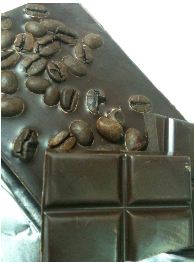 Amelia Rope Dark Chocolate with Whole Coffee Beans