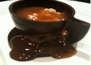 porridge caramel melting