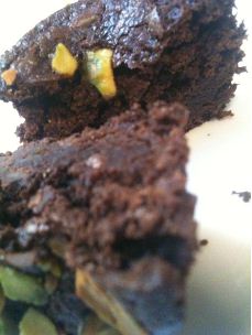 gails pistachio brownies