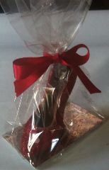 red shoe chocolate