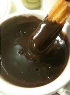 chocolate churros dipping