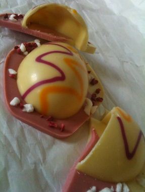 Raspberry Eton Mess Easter Egg Sandwich
