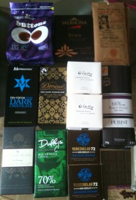 chocolate tasting session