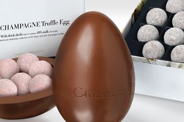 Hotel Chocolat Champagne Truffle Egg