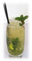 white grape mojito