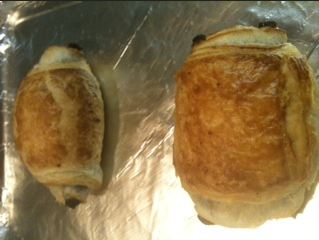 baked pain au chocolat