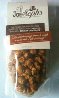 caramel chocolate popcorn bag