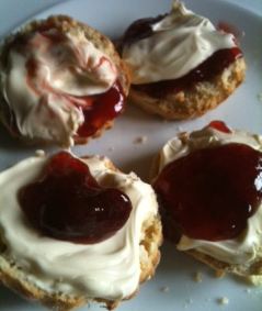 scones and jam