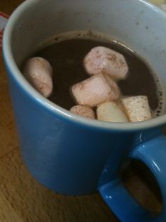 vanilla chilli hot chocolate mug