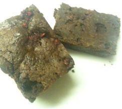 Fair & Square Chocolate raspberry brownie