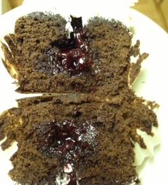 black forest cupcake