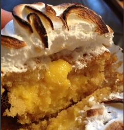 lemon merangue cupcake