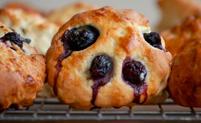 Blueberry and White Chocolate Scones