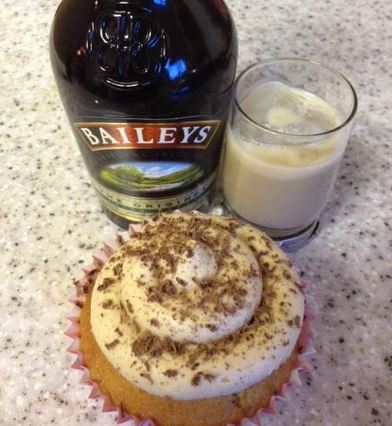 Boozy Baileys Irish Cream Cupcakes Recipe
