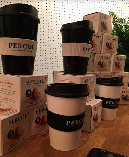 percol cups and nespresso-compatable capsules