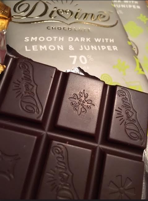 Gin and tonic chocolate from Divine Chocolate - limited edition